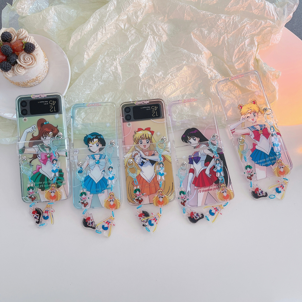 Cute Cartoon Japan Anime Sailo – Phone Cases Z Flip 7 recenzja i cena