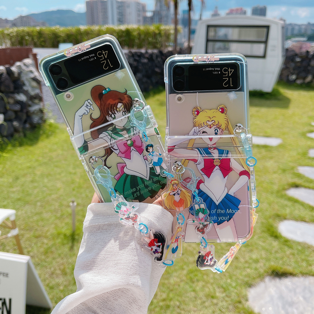 Cute Cartoon Japan Anime Sailo – Phone Cases Z Flip 7 recenzja i cena