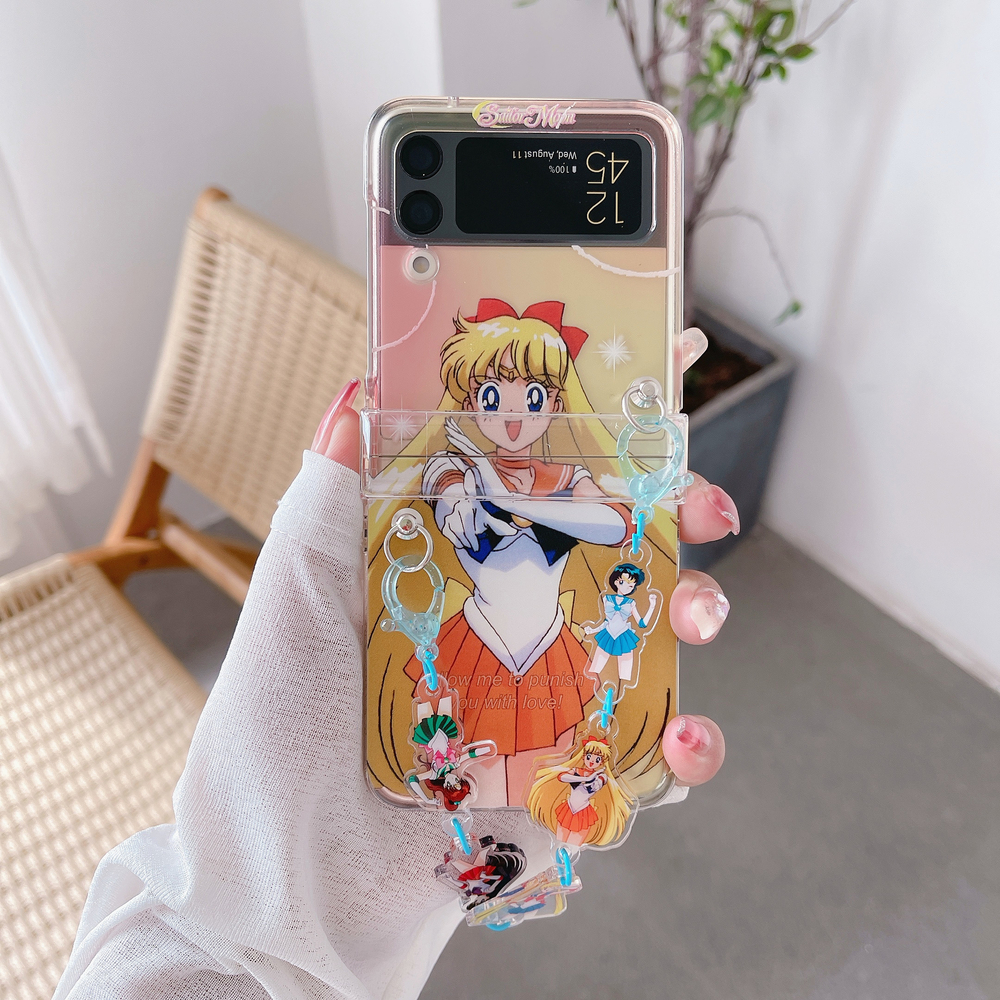 Cute Cartoon Japan Anime Sailo – Phone Cases Z Flip 7 recenzja i cena