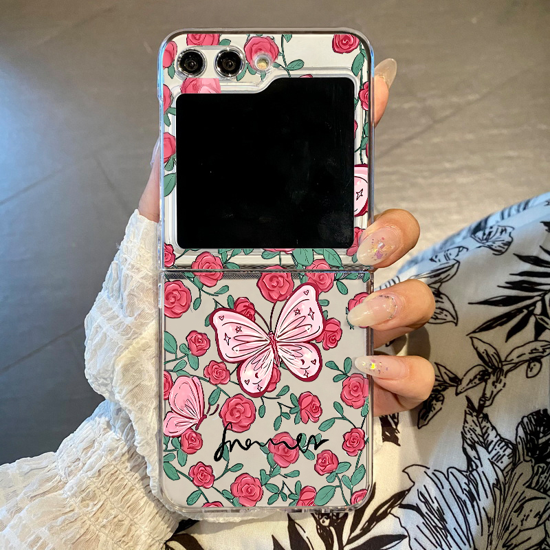 Pink Flowers Pattern Phone Cas – Phone Cases Z Flip 7 recenzja i cena