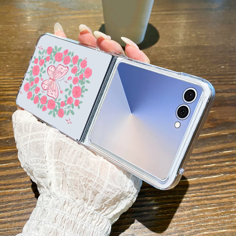 Pink Flowers Pattern Phone Cas – Phone Cases Z Flip 7 recenzja i cena