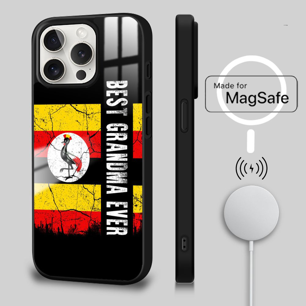 Flag of Uganda pattern Magneti – Phone Cases Uganda recenzja i cena