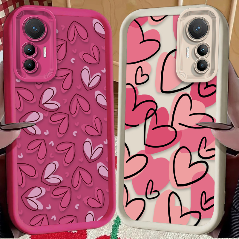 Cute Pink Love Heart Case for  – Phone Cases Pink recenzja i cena