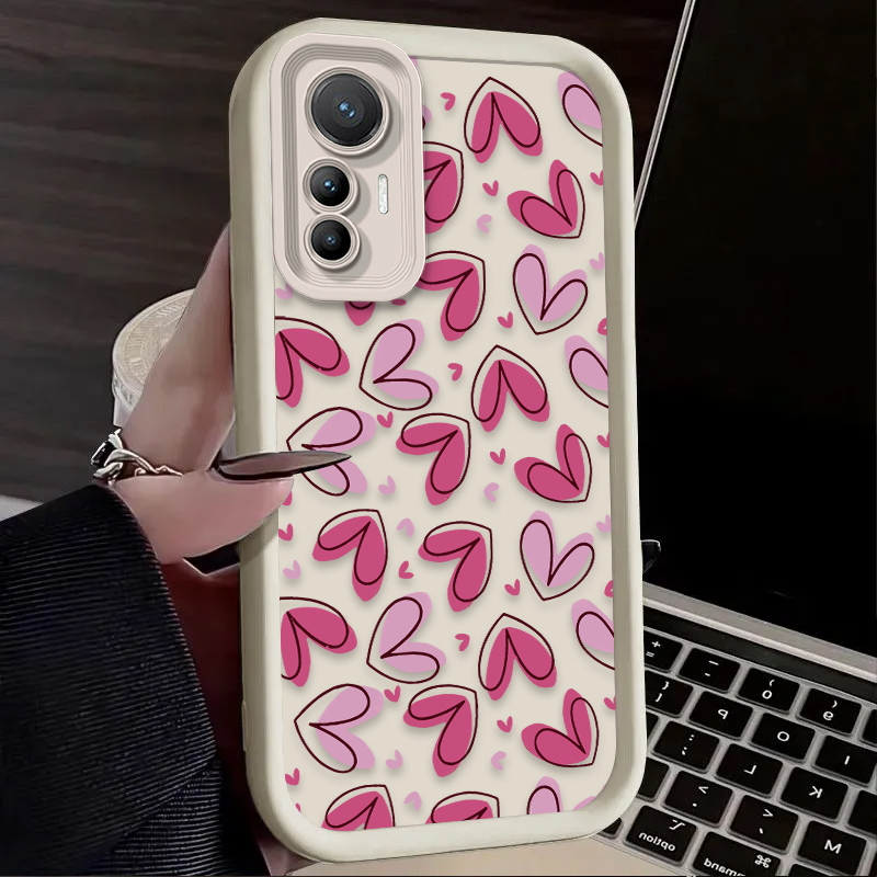 Cute Pink Love Heart Case for  – Phone Cases Pink recenzja i cena
