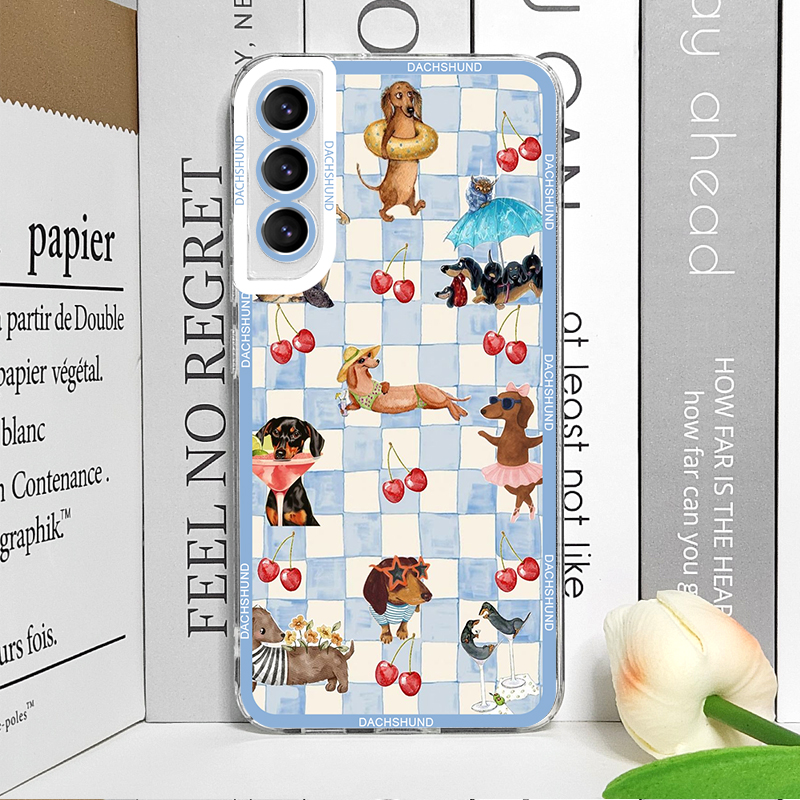 Cute Sausage Dog Phone Case fo – Phone Cases Samsung S23 recenzja i cena