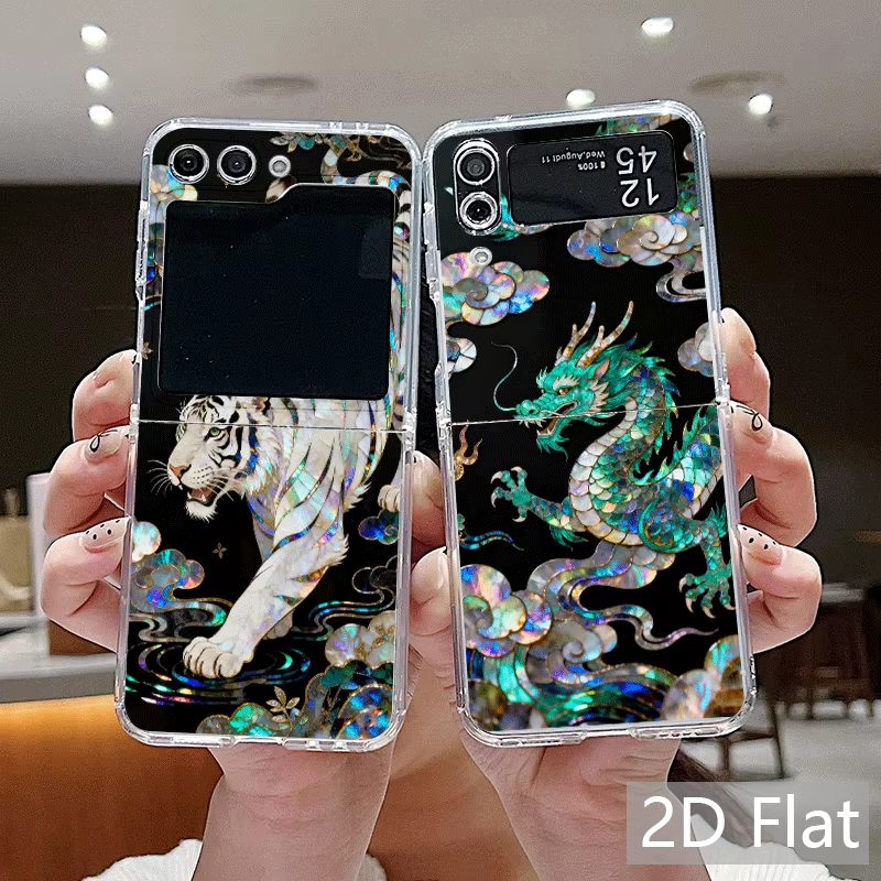 Stylish Tiger Dragon Marble Te – Phone Cases Z Flip 7 recenzja i cena
