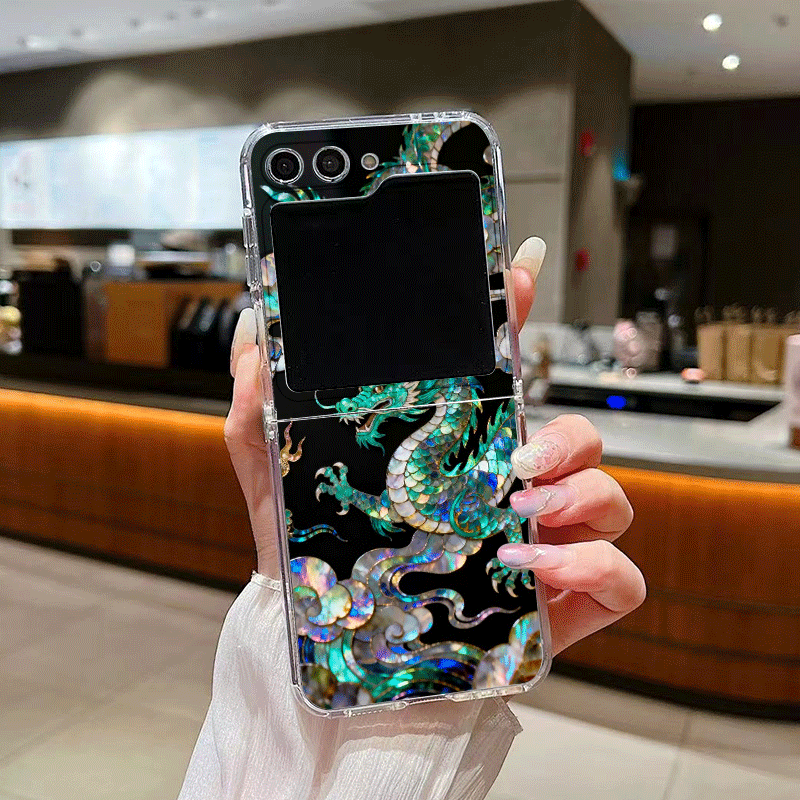 Stylish Tiger Dragon Marble Te – Phone Cases Z Flip 7 recenzja i cena