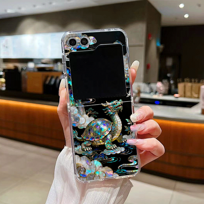 Stylish Tiger Dragon Marble Te – Phone Cases Z Flip 7 recenzja i cena