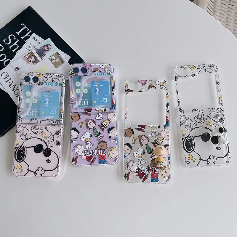 Cute Cartoon Snoopy Charlie Br – Phone Cases Z Flip 7 recenzja i cena