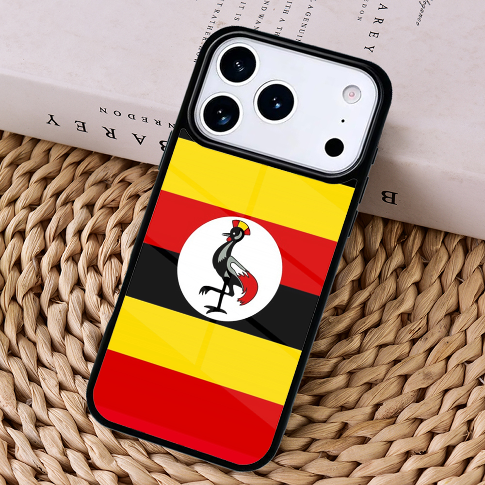 Uganda Flag Coat Of Arms fashi – Phone Cases Uganda recenzja i cena