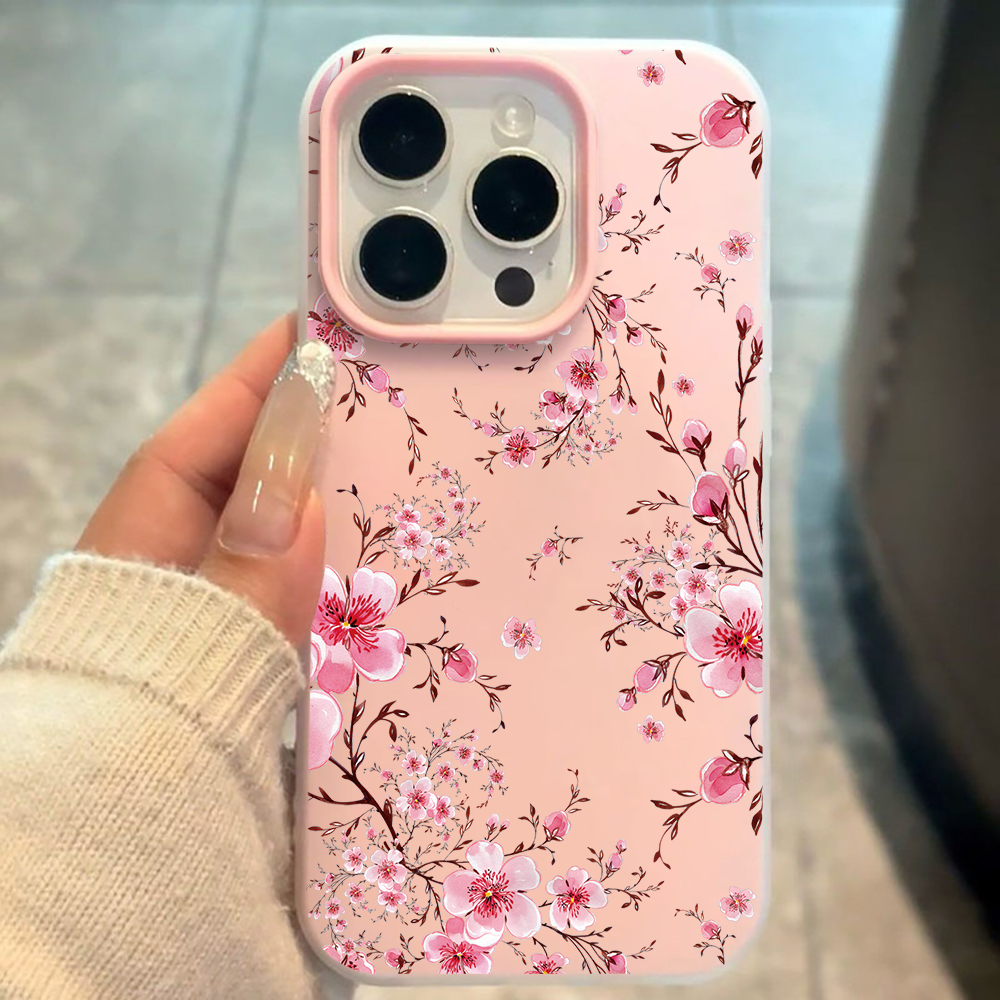 Pink Sakura Flower Pattern Pho – Phone Cases Pink recenzja i cena