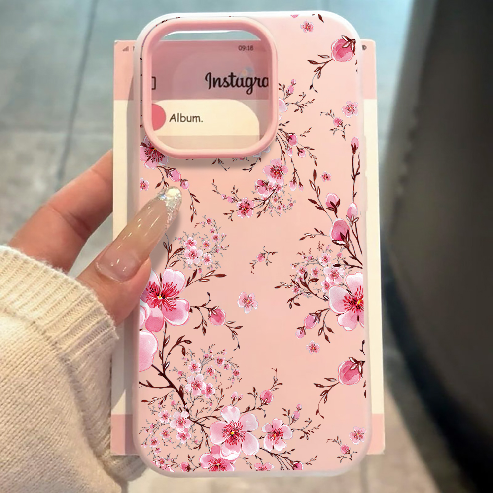 Pink Sakura Flower Pattern Pho – Phone Cases Pink recenzja i cena
