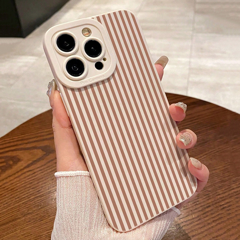 Pink Striped Painted Anti-Drop – Phone Cases Iphone 16 Pro recenzja i cena