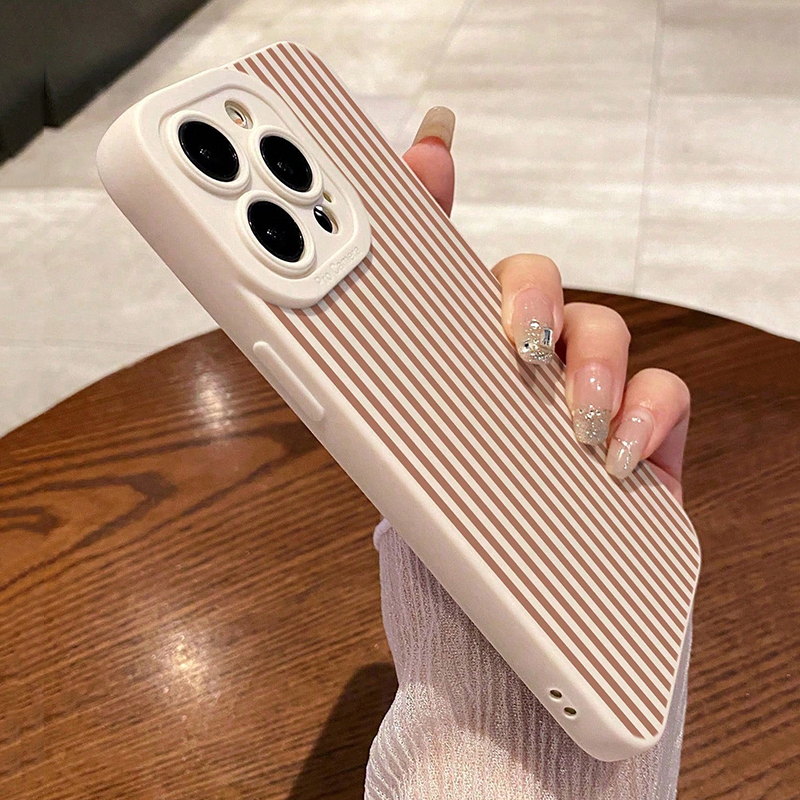 Pink Striped Painted Anti-Drop – Phone Cases Iphone 16 Pro recenzja i cena