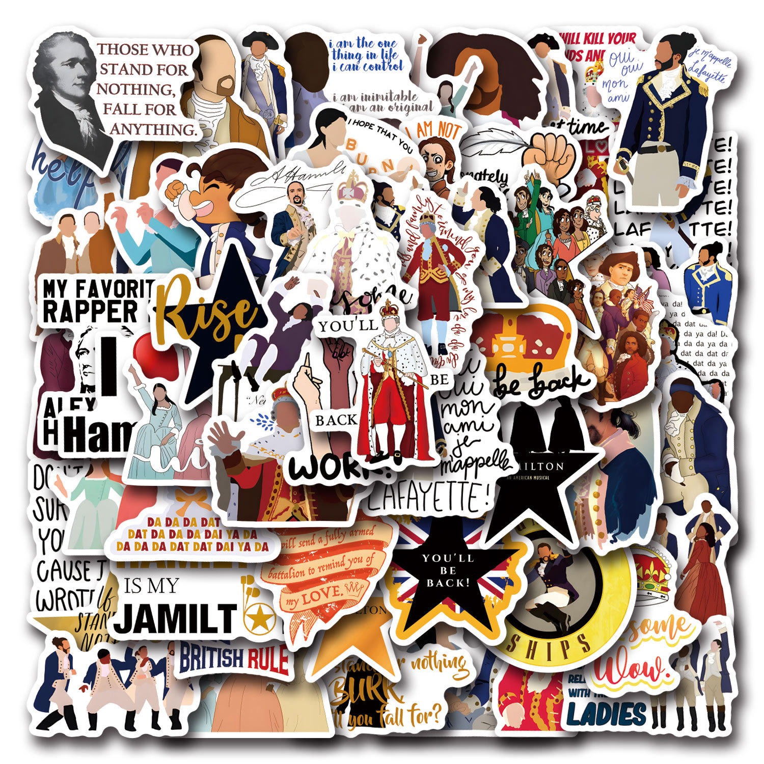 55PCS Hamilton Musical Cartoon – Phone Cases Hamilton recenzja i cena