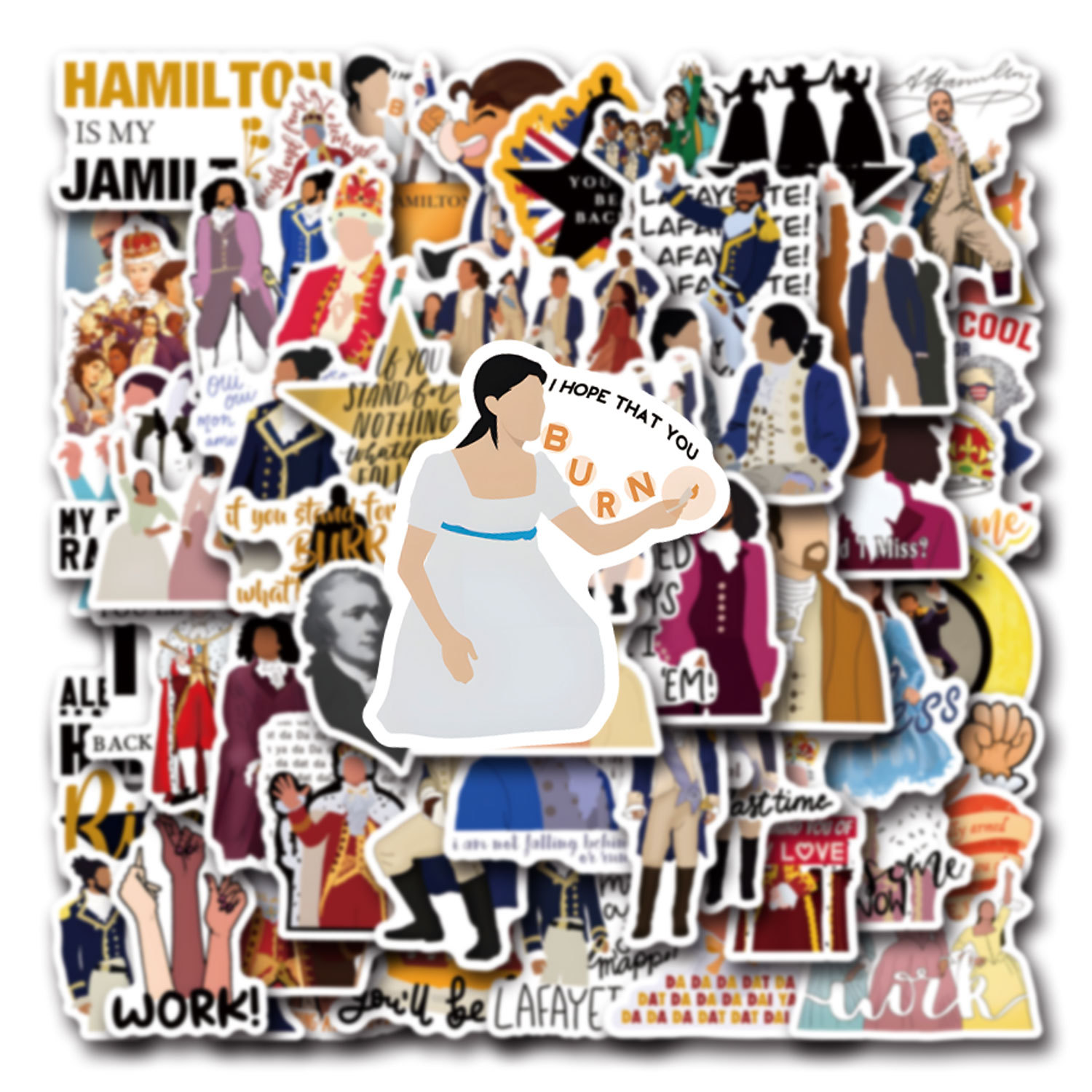 55PCS Hamilton Musical Cartoon – Phone Cases Hamilton recenzja i cena