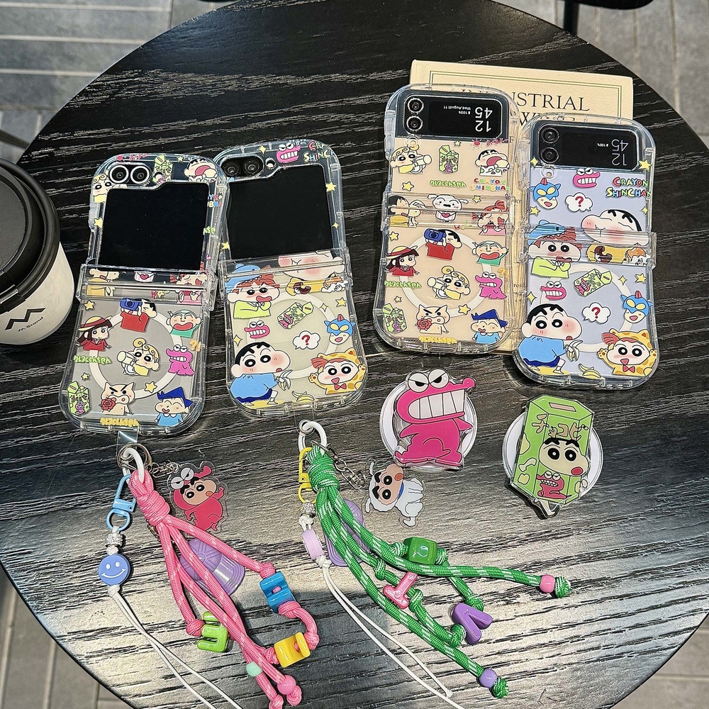 Cute Japan Anime Crayon Shin-c – Phone Cases Z Flip 7 recenzja i cena