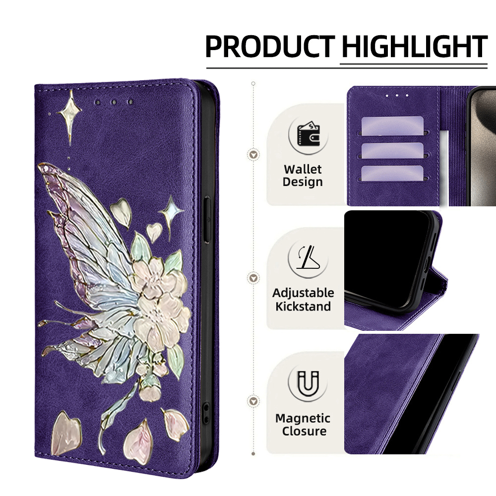 Painted Magnetic Flip Leather  – Phone Cases Samsung S23 recenzja i cena