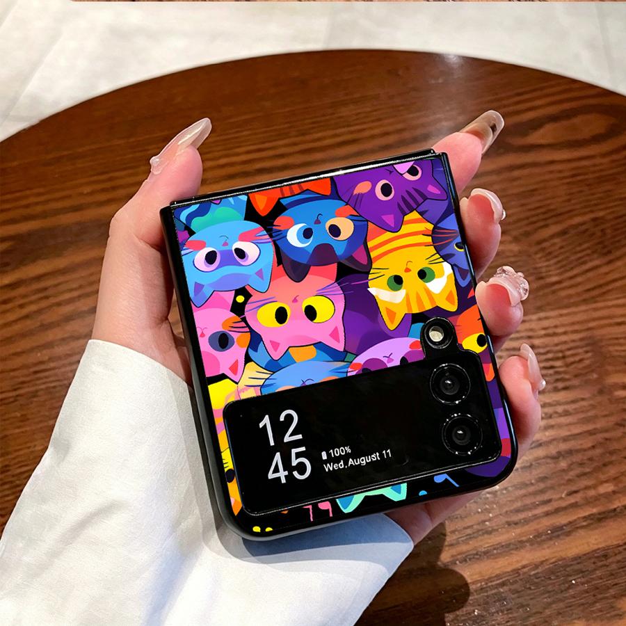 Full Cover Cat Phone Cover Cas – Phone Cases Z Flip 7 recenzja i cena